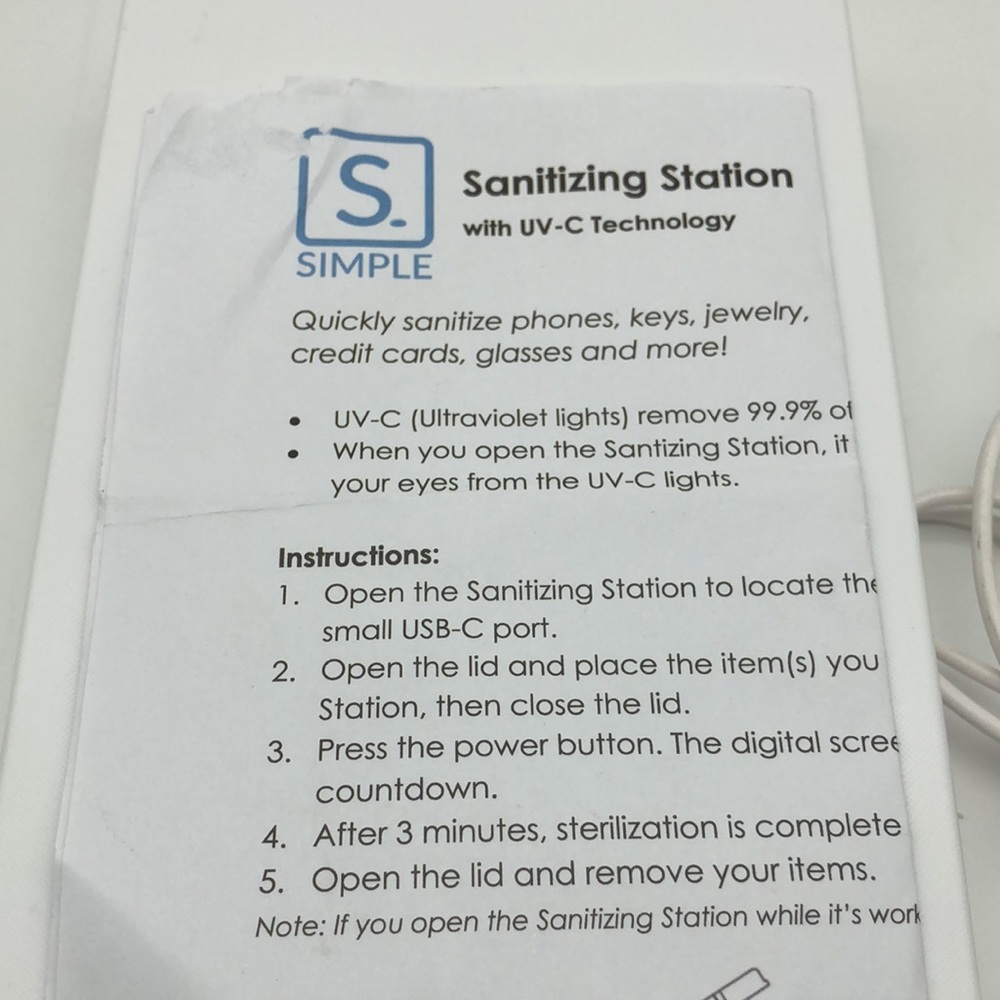 SIMPLE Sanitizing station. - Picture 10 of 14